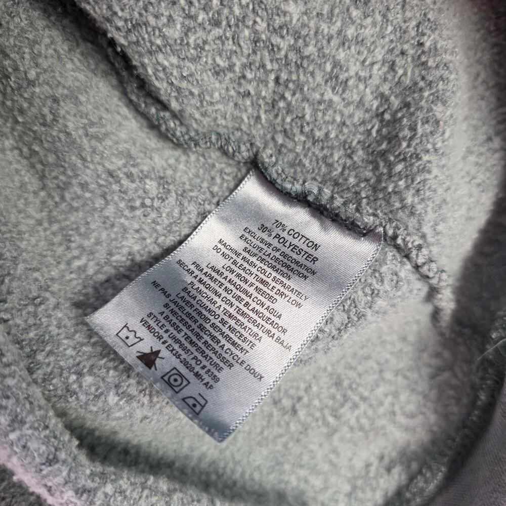 US Vintage Ft Myers Beach Surf Paradise Hoodie Medium Washed Slate Blue Travel - Picture 6 of 8
